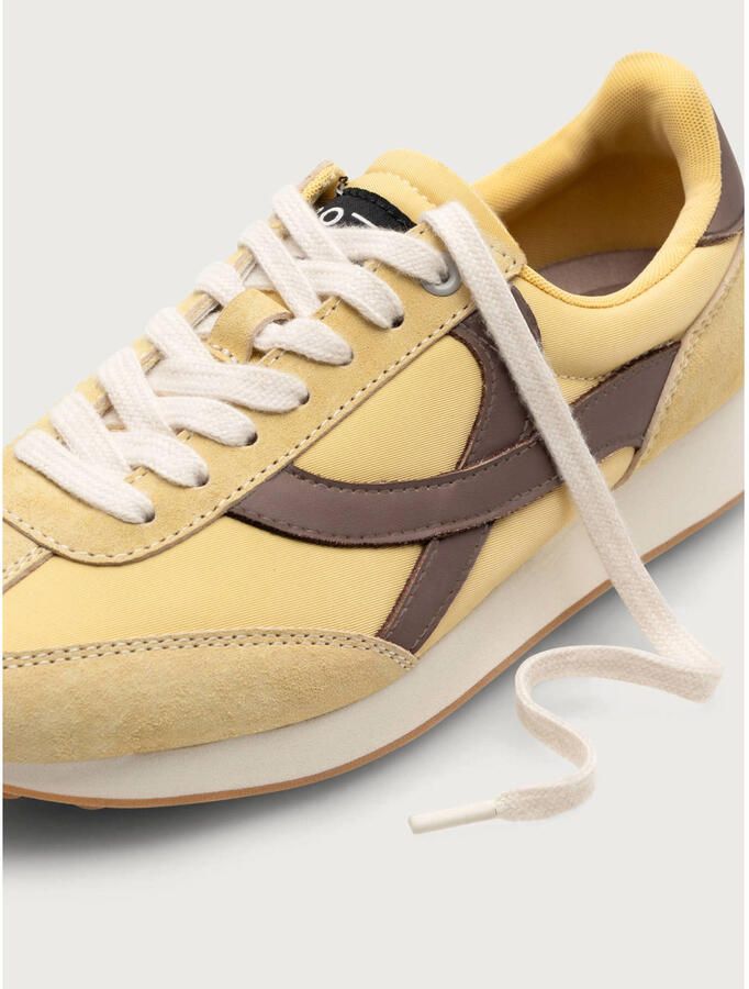 Boax Homerun leren sneakers lichtgeel - Foto 3