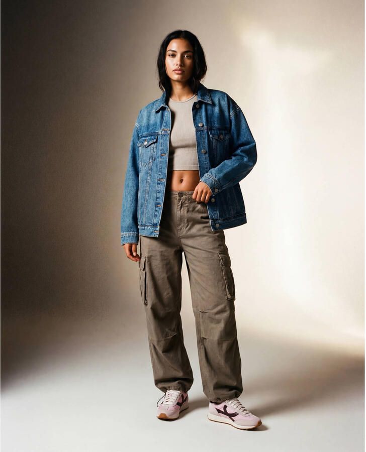 Boax Homerun leren sneakers lichtroze - Foto 3