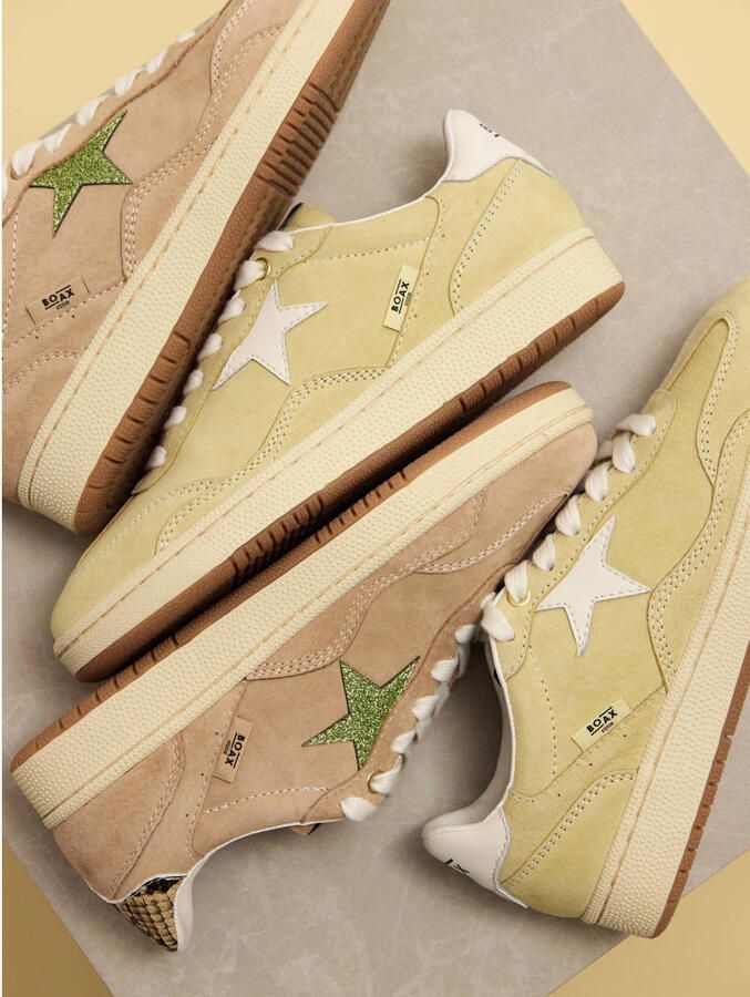 Boax Ralley suède leren sneakers beige - Foto 2