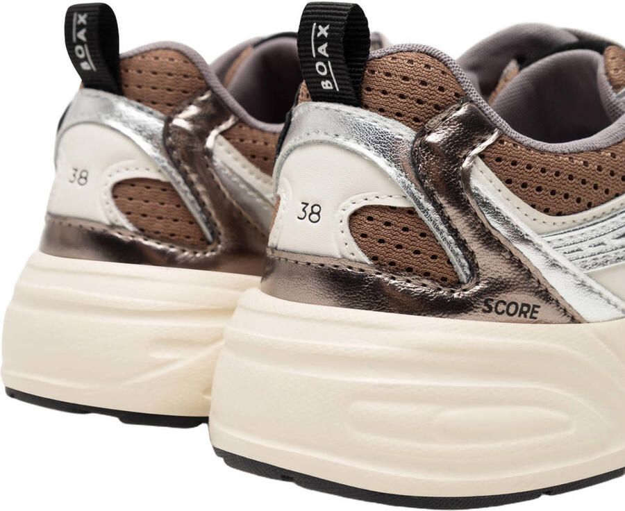 Boax score mesh sneakers bruin beige - Foto 2