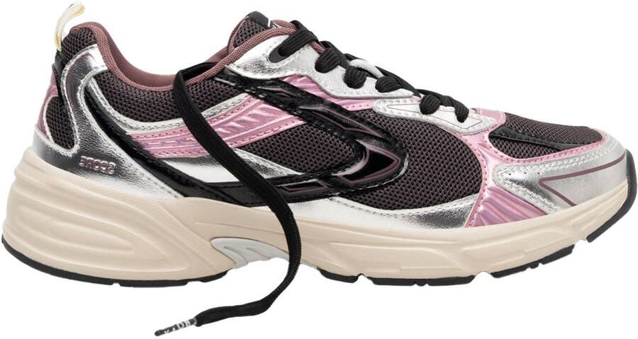 Boax Score mesh sneakers zwart roze