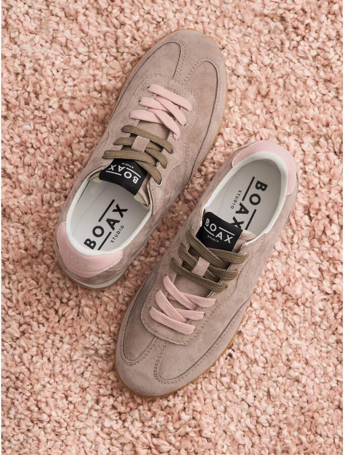 Boax Strike leren sneakers taupe - Foto 2