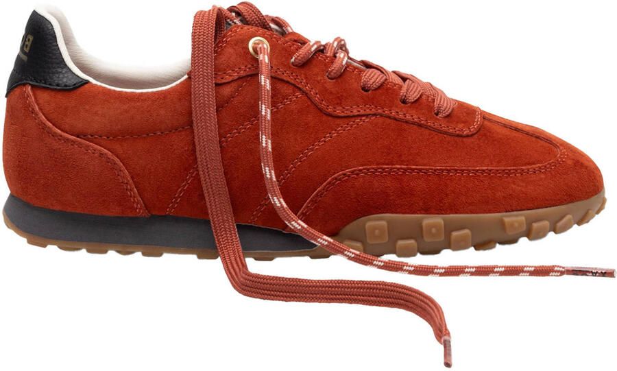 Boax Strike leren suède sneakers rood