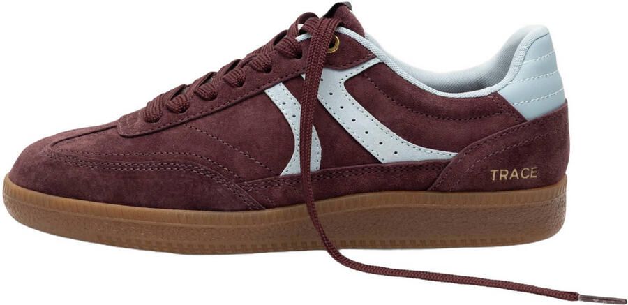 Boax Trace imitatieleren sneakers donkerpaars
