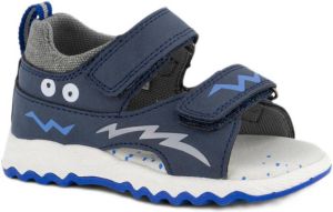 Bobbi Shoes Donkerblauwe sandaal klitteband