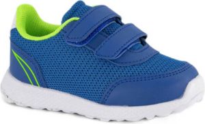 Bobbi-Shoes bobbi shoes Blauwe sneaker klittenband