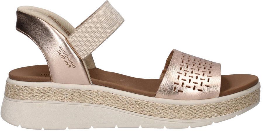 Bobs Hands Free Slip-Ins Sun Ray leren sandalen rosé