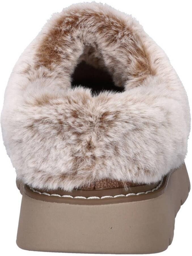 Bobs Keepsake suèdelook pantoffels taupe - Foto 2