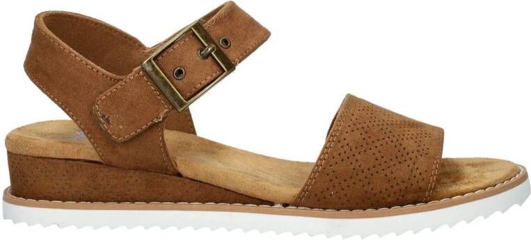 Skechers Dessert Kiss sandalen cognac