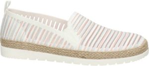 Bobs Flexapdrille 3.0 gestreepte espadrilles wit pastel