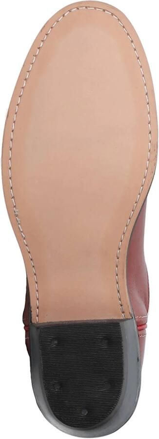 Bootstock Bloom Red western leren cowboy boots rood ecru - Foto 2