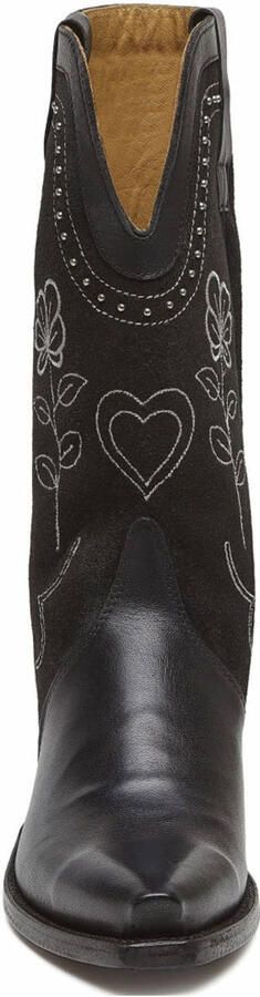 Bootstock Haily leren cowboylaarzen zwart - Foto 3