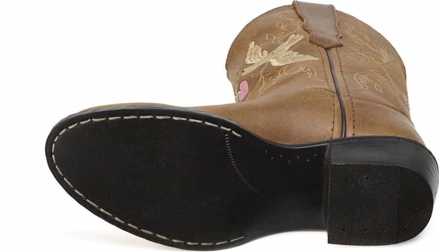 Bootstock leren cowboylaarzen cognac - Foto 3