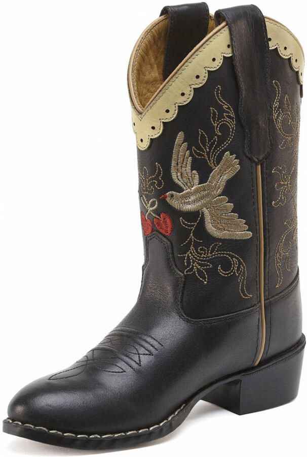 Bootstock leren cowboylaarzen zwart - Foto 2