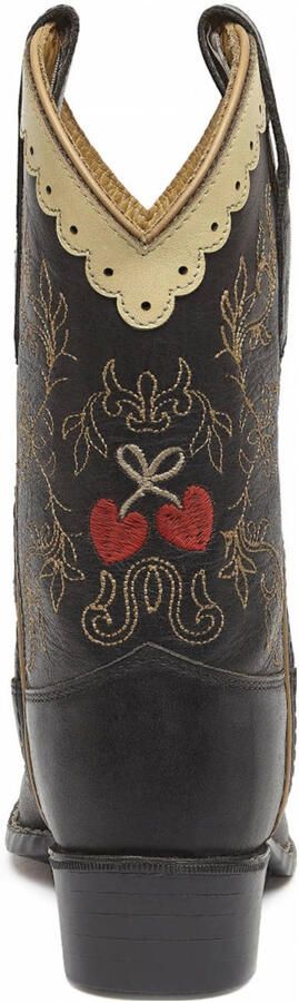 Bootstock leren cowboylaarzen zwart - Foto 3