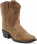 Bootstock Dolly leren cowboylaarzen bruin - Thumbnail 1