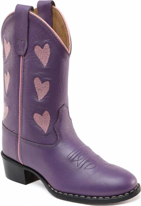 Bootstock leren cowboylaarzen paars roze - Foto 2