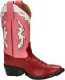 Bootstock Velvet Cake Cowboylaarzen Western Laarzen Meisjes Kids Rood - Thumbnail 1