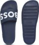 Hugo Boss heren BOSS slippers contrast logo blauw - Thumbnail 1