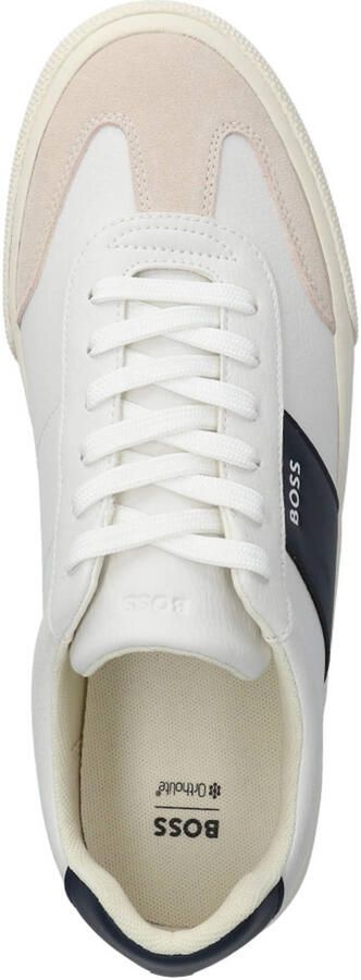 BOSS Aiden_Tenn sneakers wit donkerblauw - Foto 3