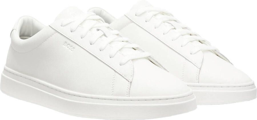 BOSS Lage Sneakers Heren Baltimore_tenn Maat: 43 Materiaal: Leer Kleur: Beige - Foto 2
