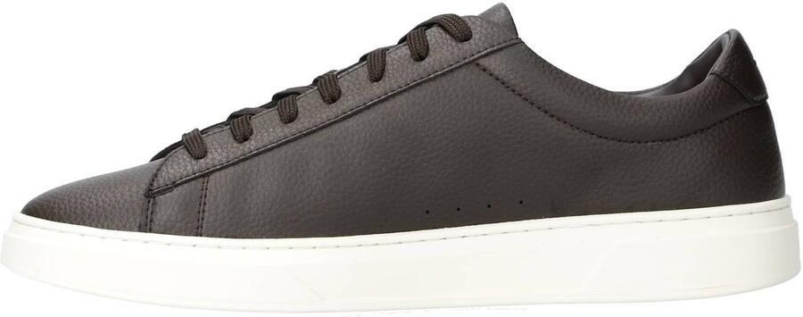 Boss Sneakers van rundleer met labeldetail model 'Kieran' - Foto 3