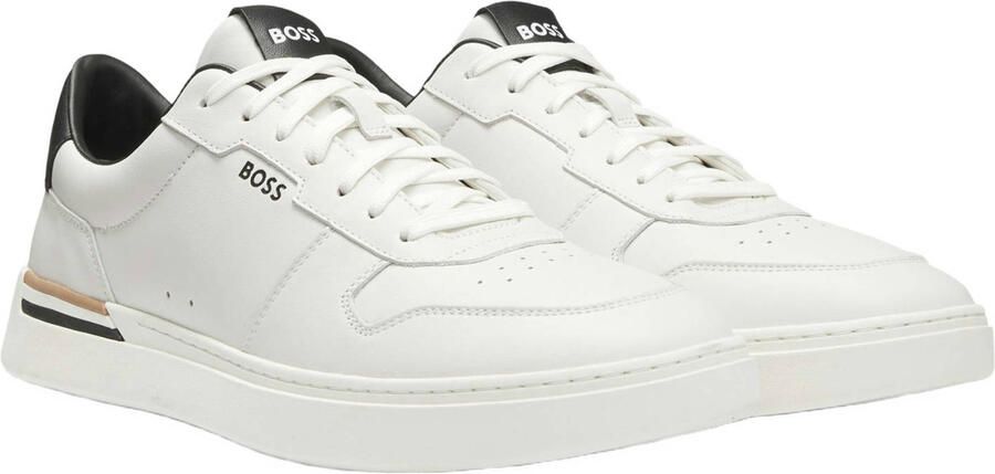 Boss Lage sneakers van echt runderleer model 'CLINT_TENN_lTVPN' - Foto 3