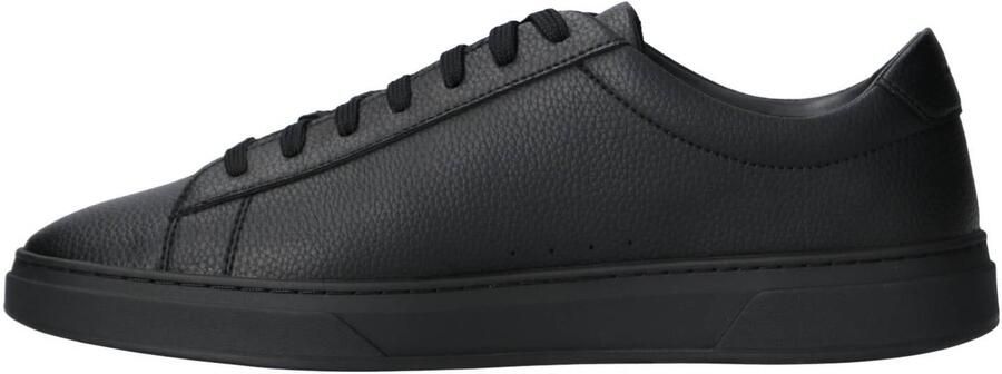Boss Sneakers van rundleer met labeldetail model 'Kieran' - Foto 3