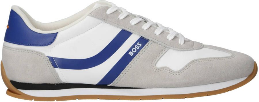 BOSS Sneakers laag 'Levon' taupe blauw wit