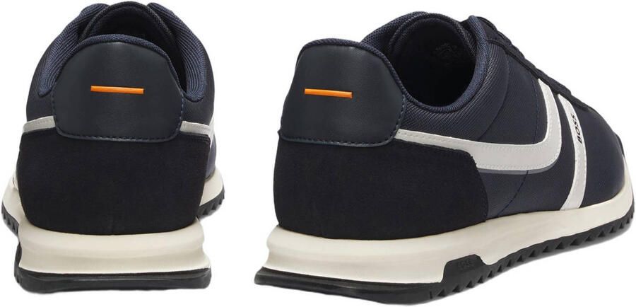 BOSS ORANGE suède sneakers donkerblauw - Foto 2