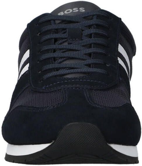 BOSS ORANGE suède sneakers donkerblauw - Foto 2