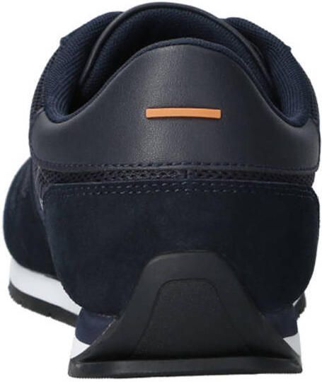 BOSS ORANGE suède sneakers donkerblauw - Foto 3
