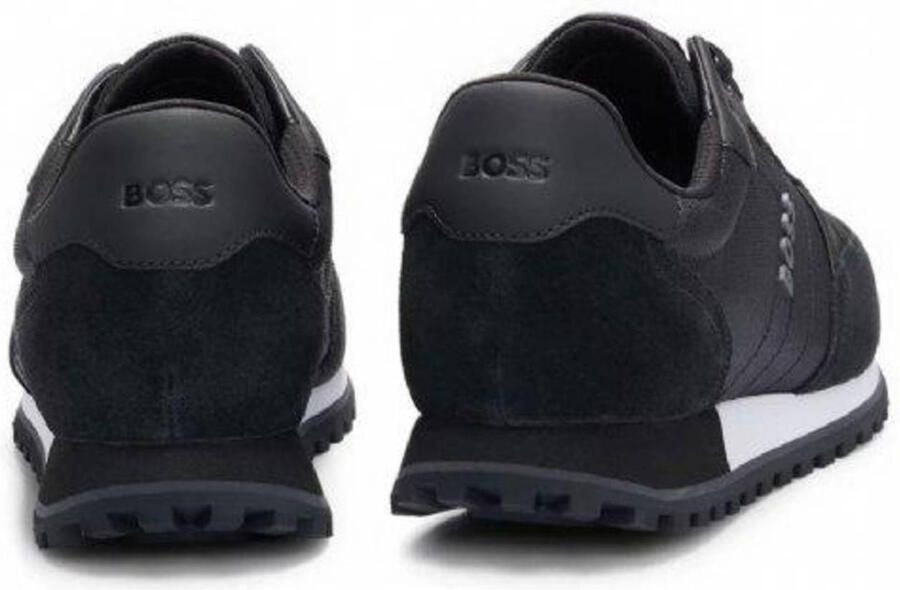 BOSS Lage Sneakers Heren Parkour-l Runn Maat: 43 Materiaal: Leer Kleur: Zwart - Foto 2