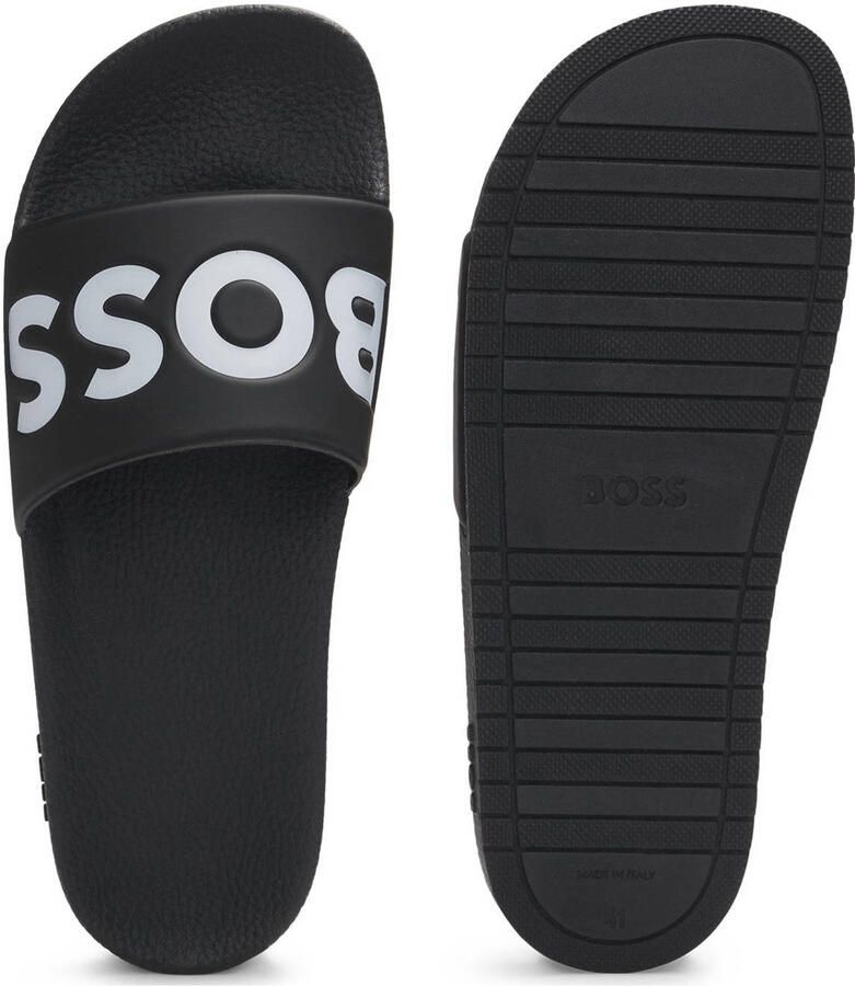 Hugo Boss Band Slippers Collectie Lente Zomer Black Heren - Foto 2