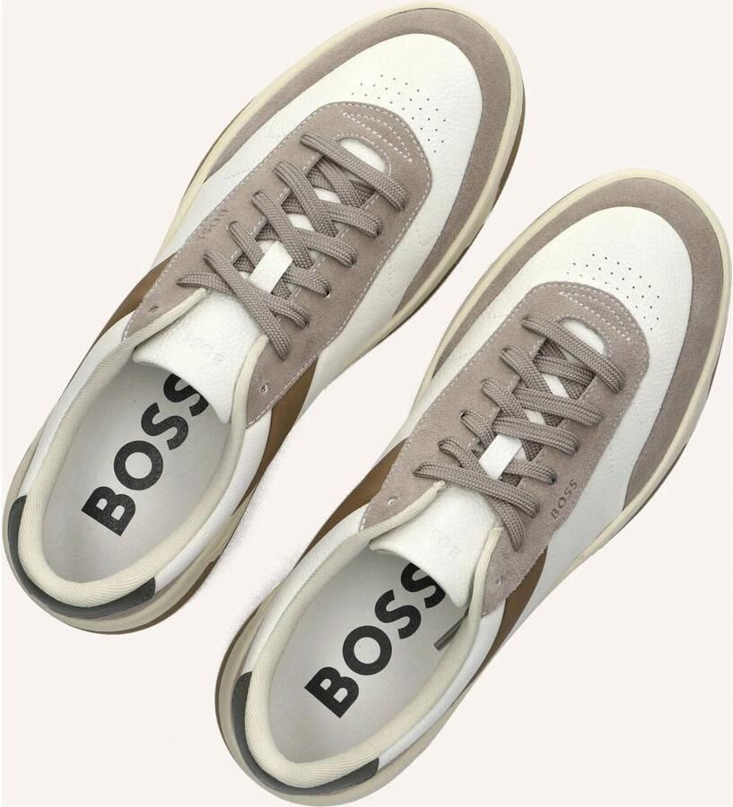 BOSS Lage Sneakers Heren Baltimore_tenn Leer Beige - Foto 2