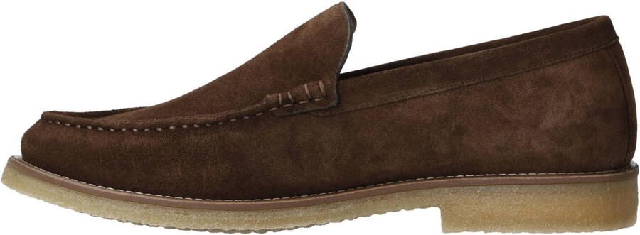 BOSS suède loafers bruin - Foto 3