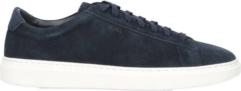 BOSS Kieran Tennis heren sneaker Donkerblauw