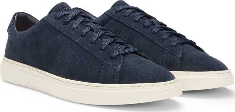 BOSS Kieran Tennis heren sneaker Donkerblauw
