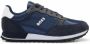 BOSS Lage Sneakers Heren Parkour-l Runn Maat: 41 Materiaal: Leer Kleur: Blauw - Thumbnail 1
