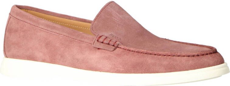 BOSS Sienne suède loafers oudroze