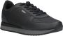 BOSS Lage Sneakers Heren Kai Runn Maat: 42 Materiaal: Leer Kleur: Zwart - Thumbnail 1
