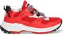 Braqeez Boaz Berlin leren sneakers rood Jongens Leer Meerkleurig 32 - Thumbnail 1