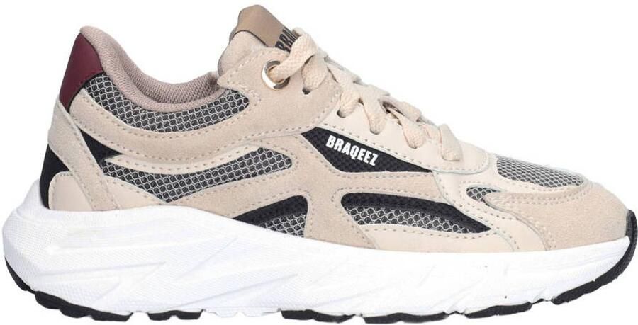 Braqeez Lorenzo Sneakers Jongens Beige