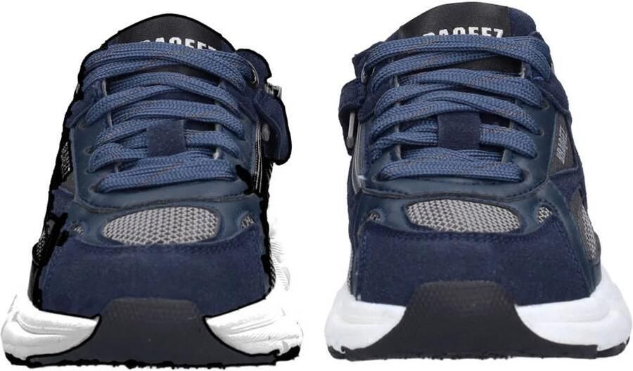 Braqeez Lorenzo Sneakers Jongens Donkerblauw - Foto 3