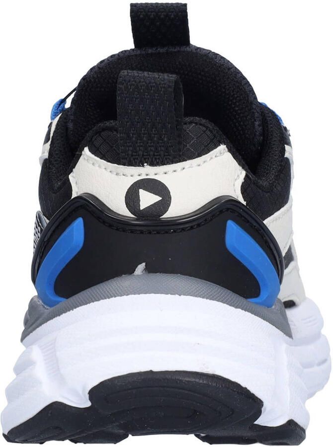 Braqeez 426004-723 Jongens Lage Sneakers Blauw Leer Veters - Foto 2