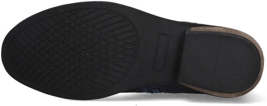 Braqeez 425739-826 Meisjes Cowboyboots Blauw Suède Ritssluiting - Foto 3