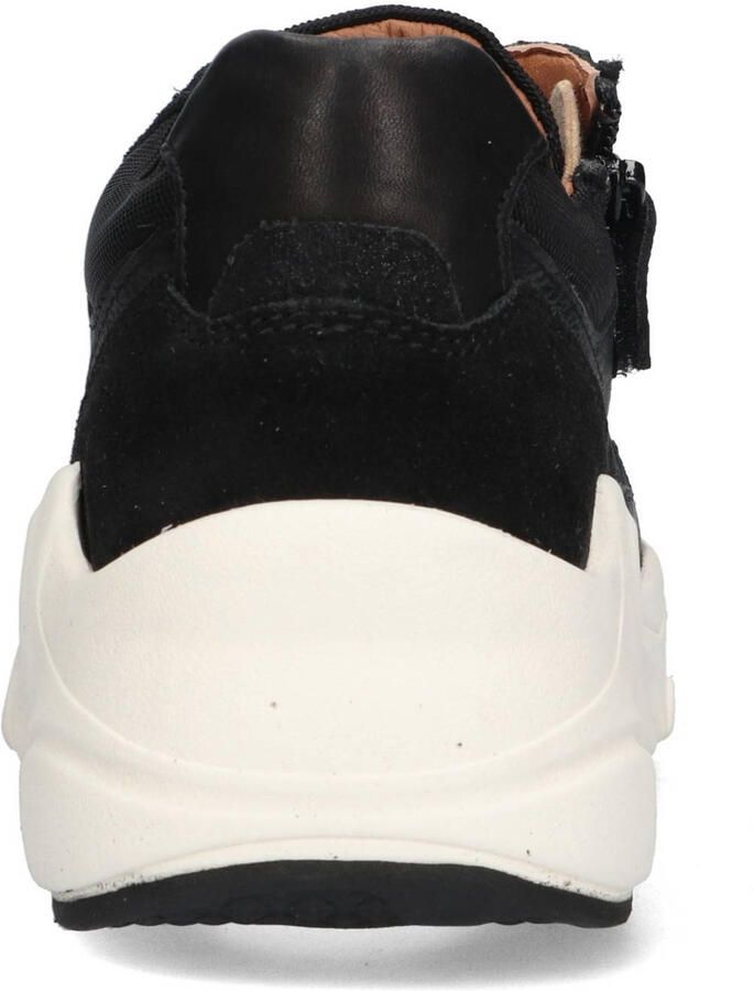 Braqeez 425960-489 Meisjes Lage Sneakers Zwart Leer Veters - Foto 3