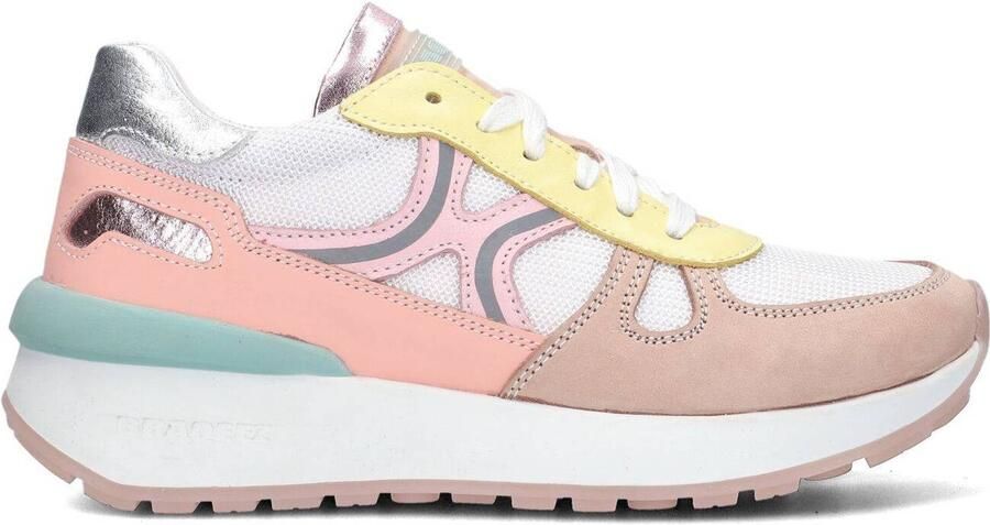 Braqeez Vita Vienna Lage sneakers Leren Sneaker Meisjes Wit