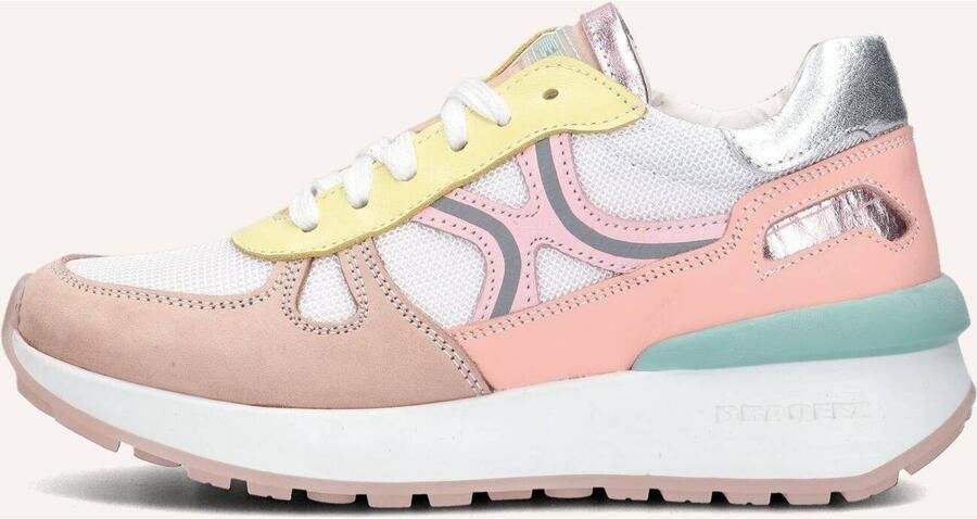 Braqeez Vita Vienna Lage sneakers Leren Sneaker Meisjes Wit - Foto 3