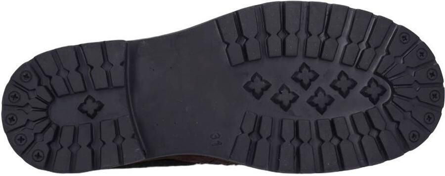 Braqeez suède enkelboots donkerbruin - Foto 3